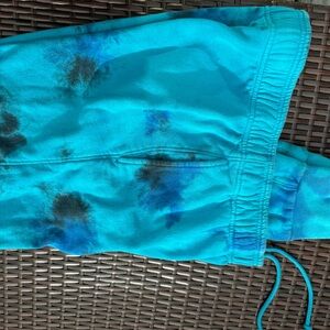 Champion Aqua Tie-Dye Sweatpants